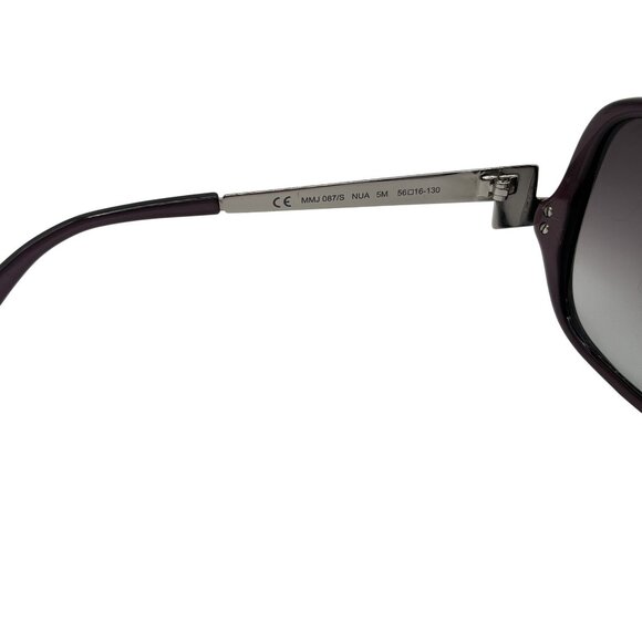 Marc Jacobs MMJ087 Nua Purple/Chrome Sunglasses - 5M 56/16/130 - Picture 5 of 6